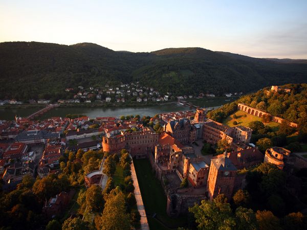Luftaufnahme Schloss Heidelberg