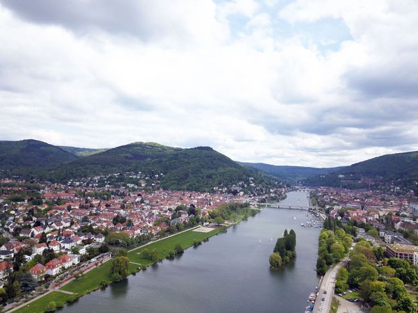 Luftaufnahme Neckarwiese